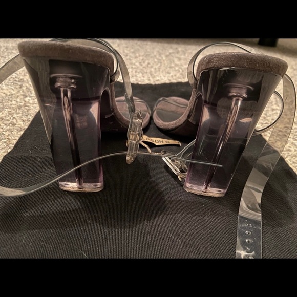 Authentic Yeezy Lucite Heels in Grey size 6.5 - Picture 3 of 6